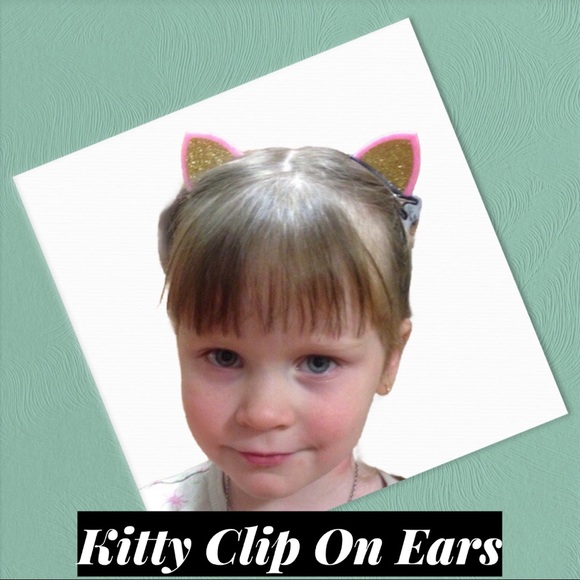 Other - Baby Kitty Cat Ear Hairpins
